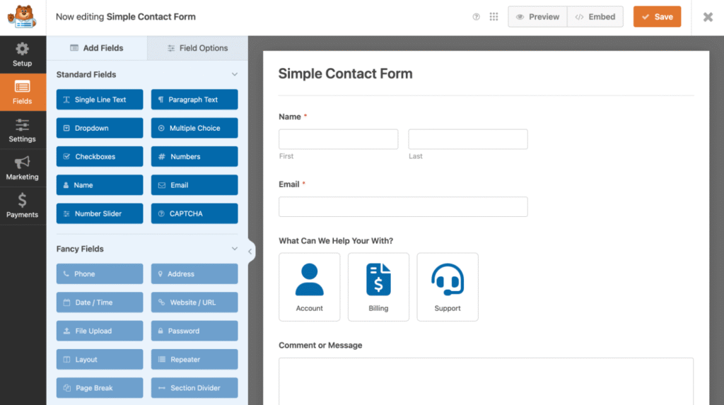 WpForm